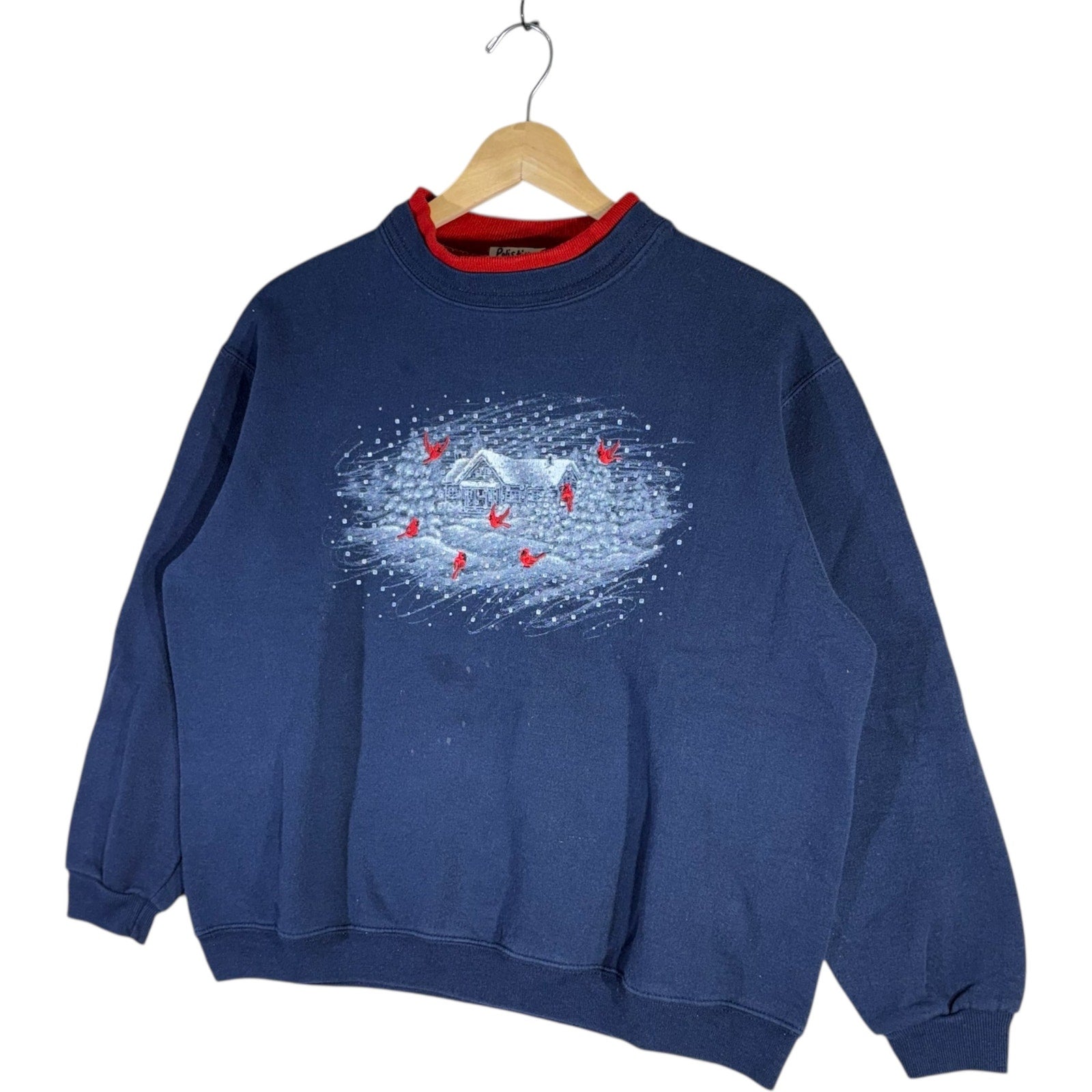 Vintage Winter Cabin Crewneck
