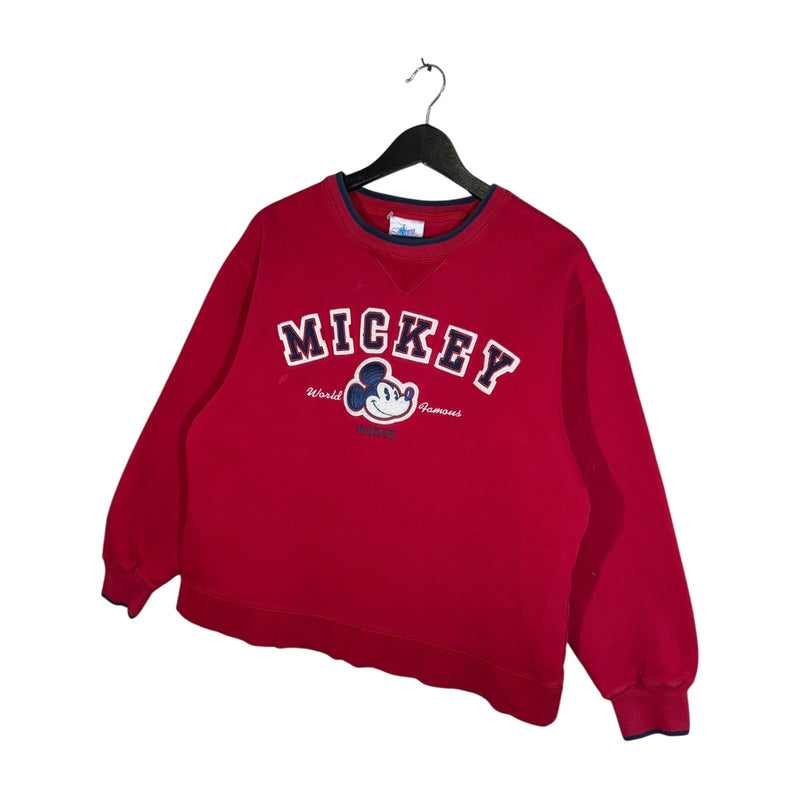 Vintage Disney Mickey Mouse Embroidered Crewneck
