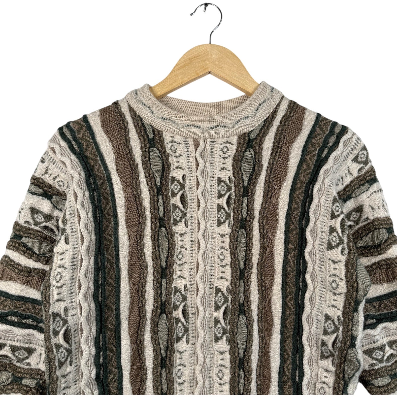 Vintage Coogi 3D Knit Textured Sweater
