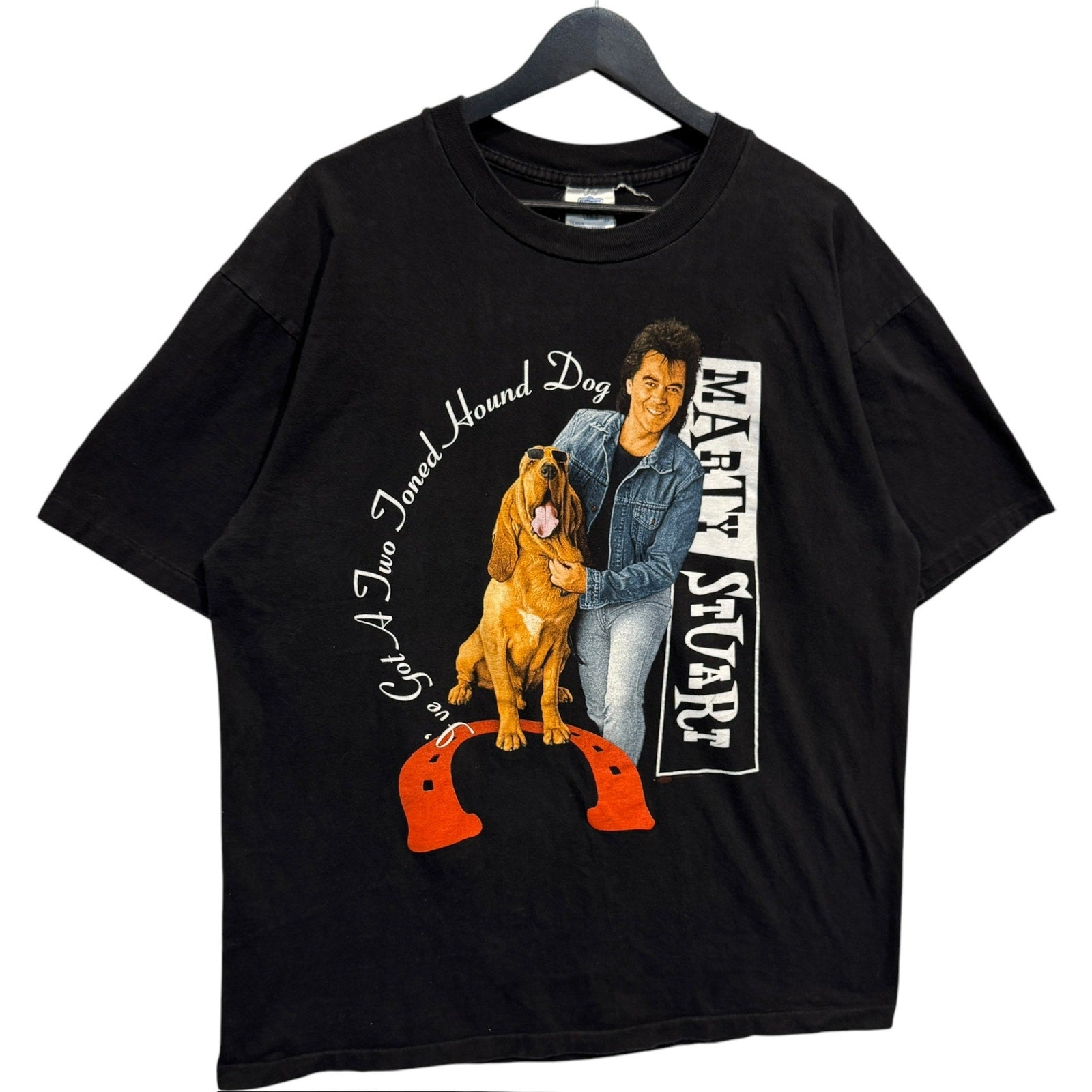 Vintage Marty Stuart I've Got a Two Toned Hound Dog Tee