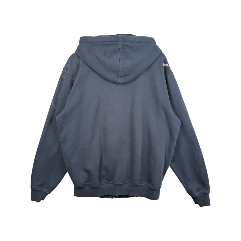 Vintage Billabong Full Zip Drawstring Hoodie