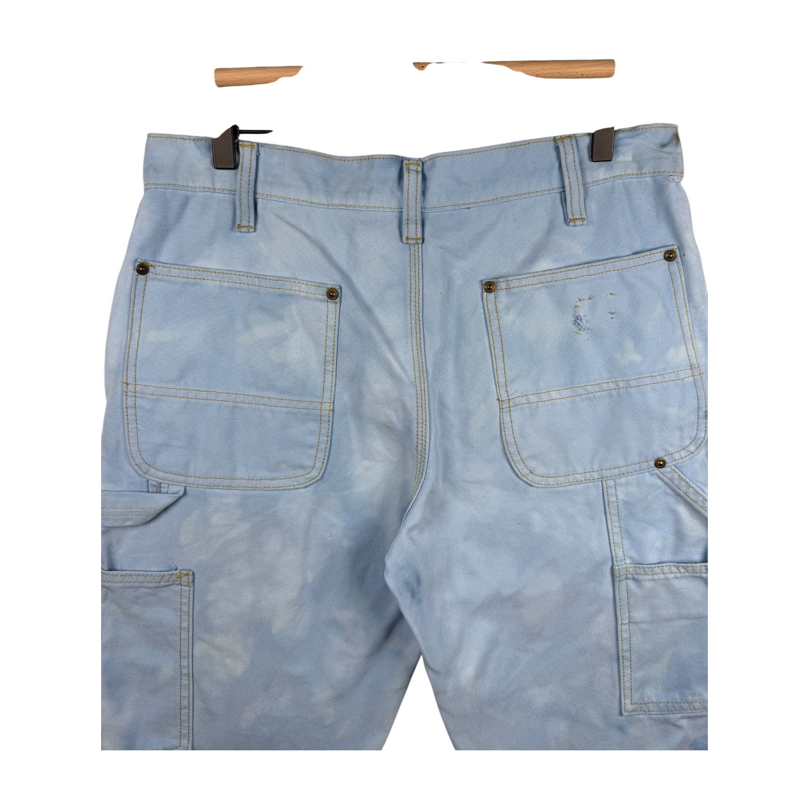 Vintage Carhartt Utility Cargo Denim Shorts 34