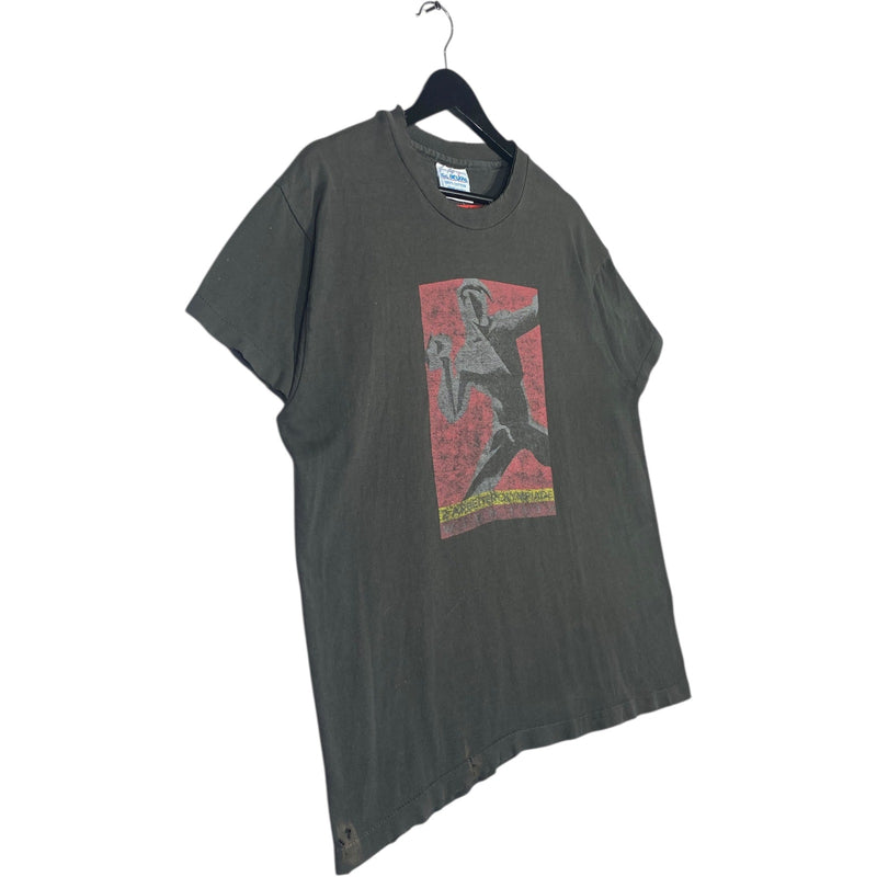Vintage Graphic Print Cotton T-Shirt