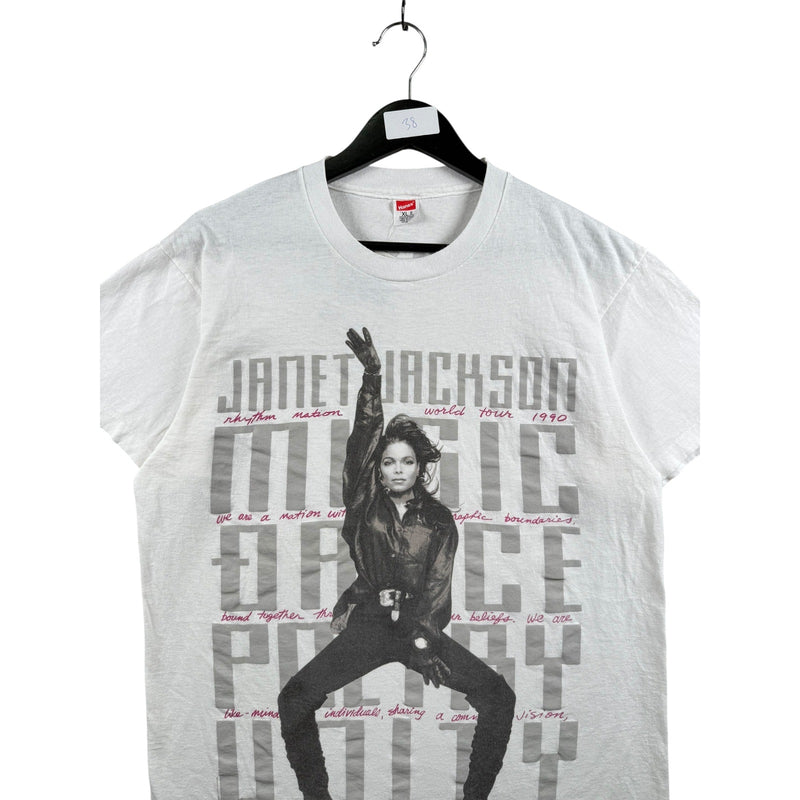 Vintage Janet Jackson Rhythm Nation Tour 1990 T-Shirt