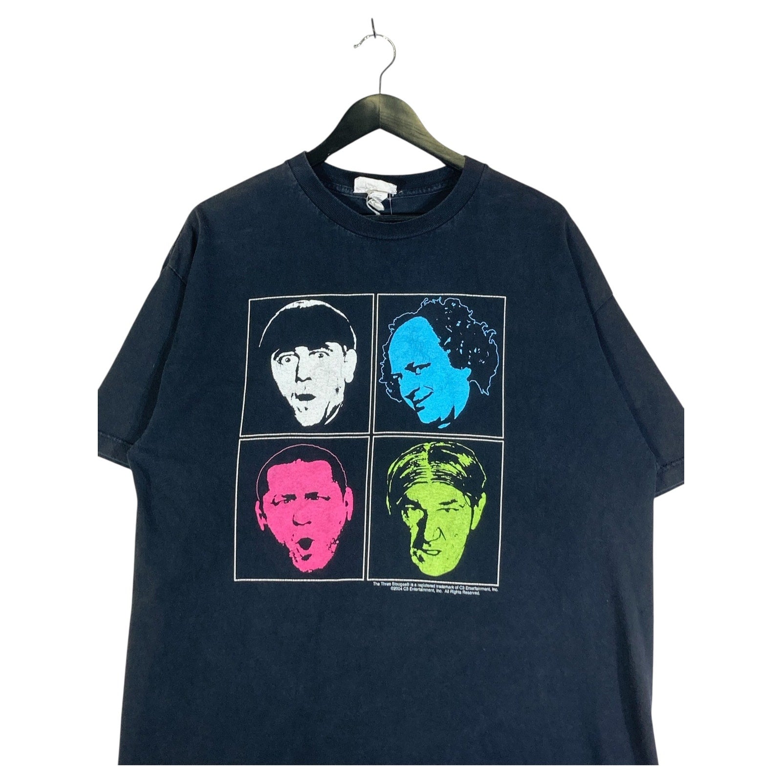 Vintage The Three Stooges Pop Art T-Shirt 2004