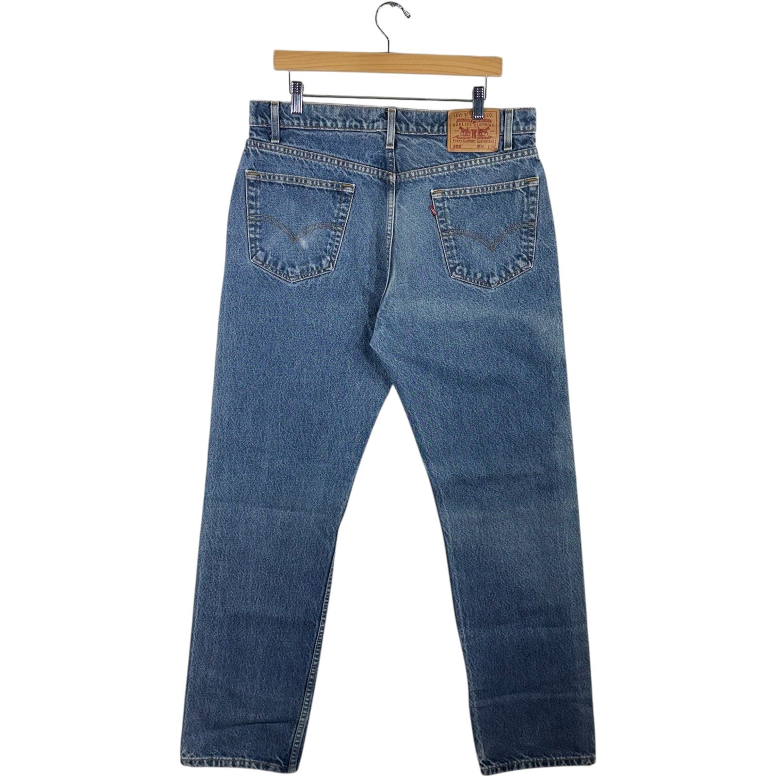 Vintage Levi's 505 Straight Leg Jeans 36x34