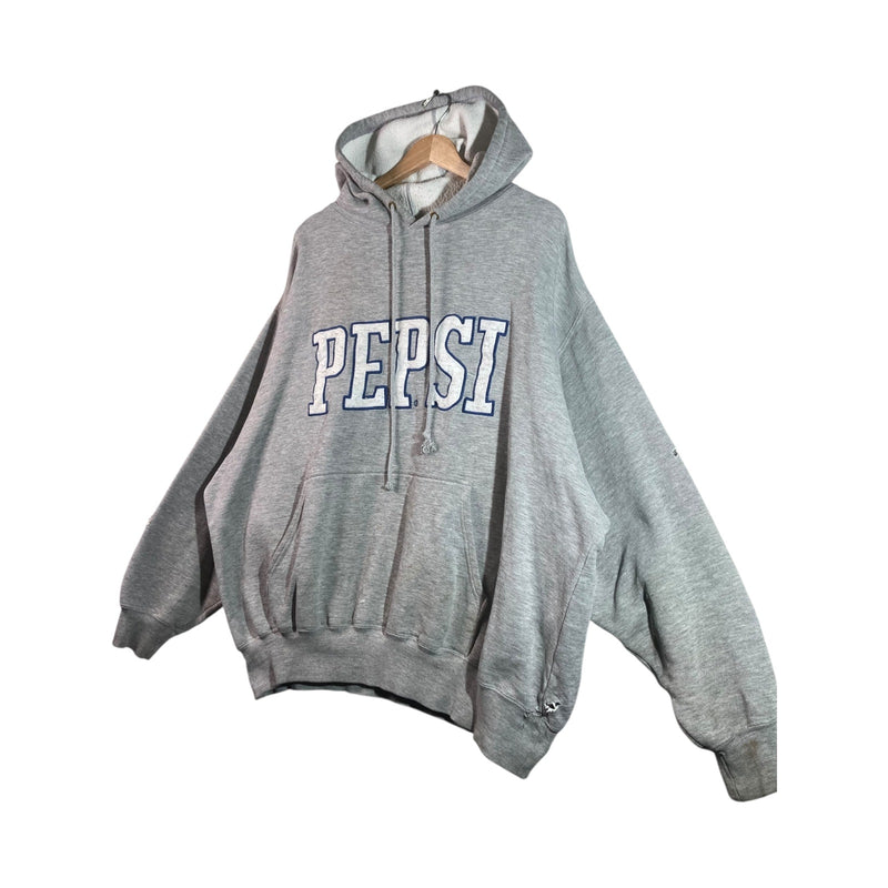 Vintage Pepsi Logo Embroidered Hoodie