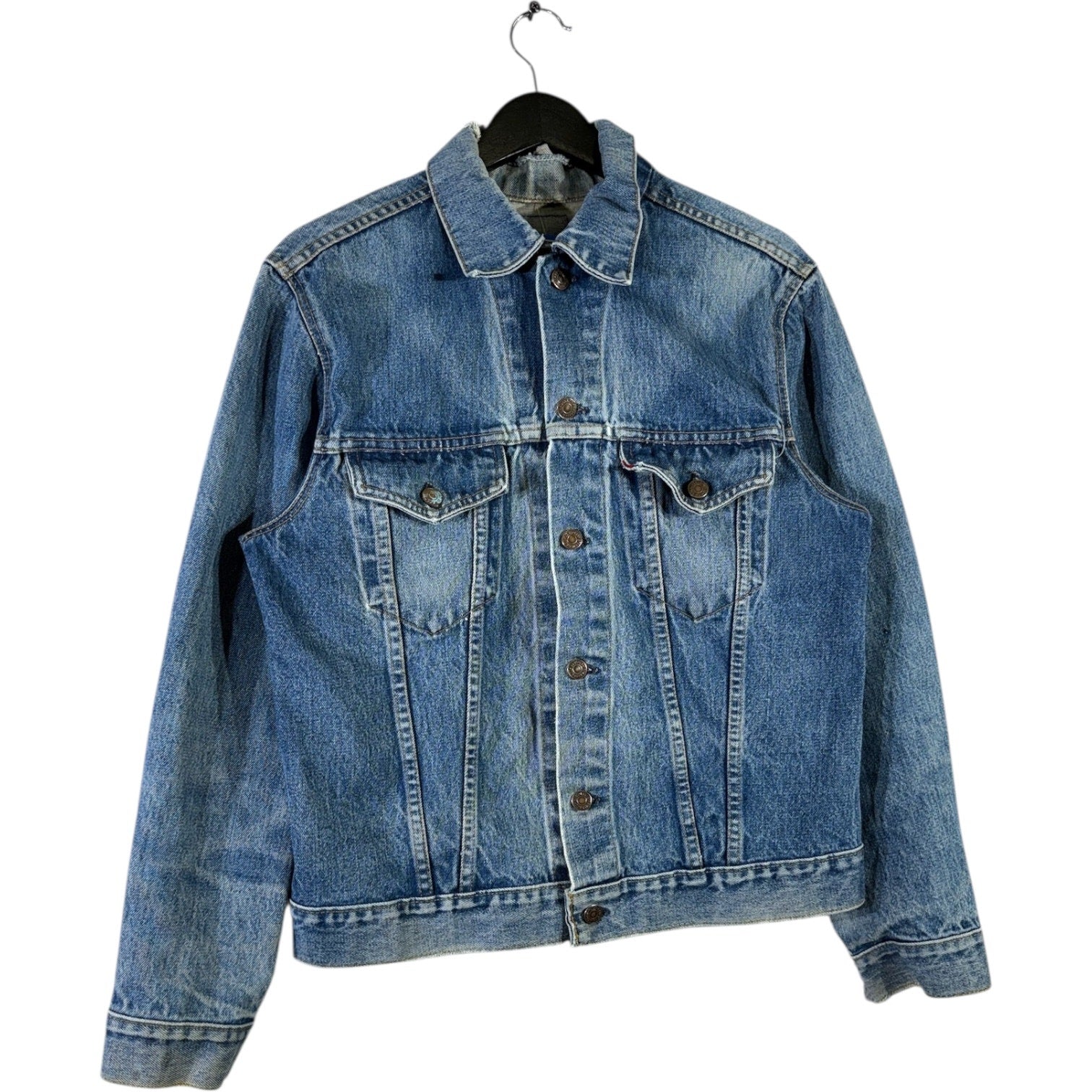 Vintage Button Front Denim Jacket