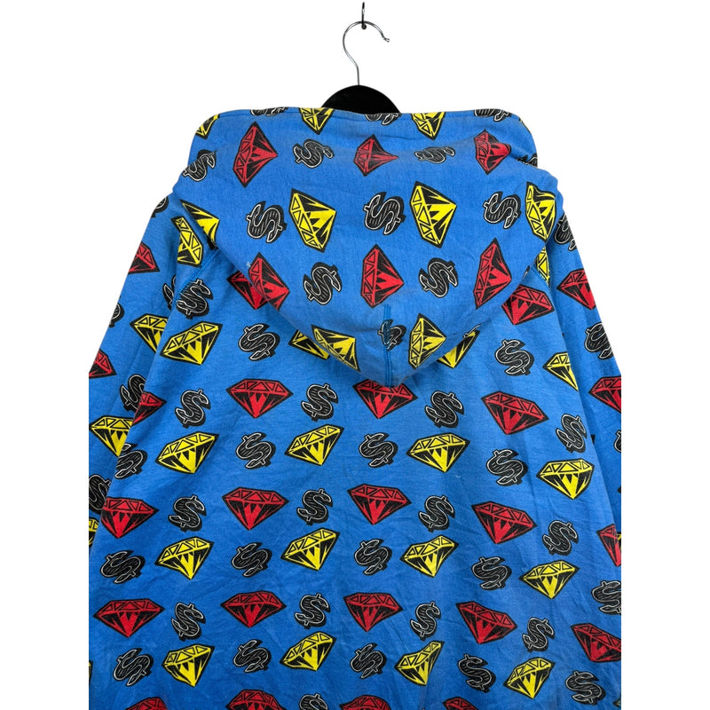 Vintage Billionaire Boys Clubs AOP Full Zip Hoodie