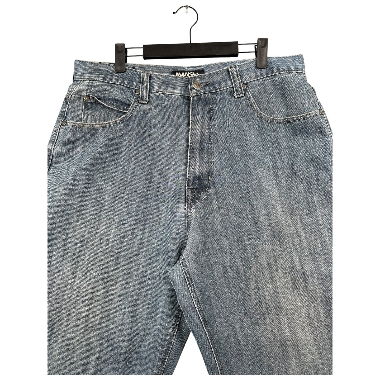 Vintage Man Alive Bermuda Denim Shorts 36