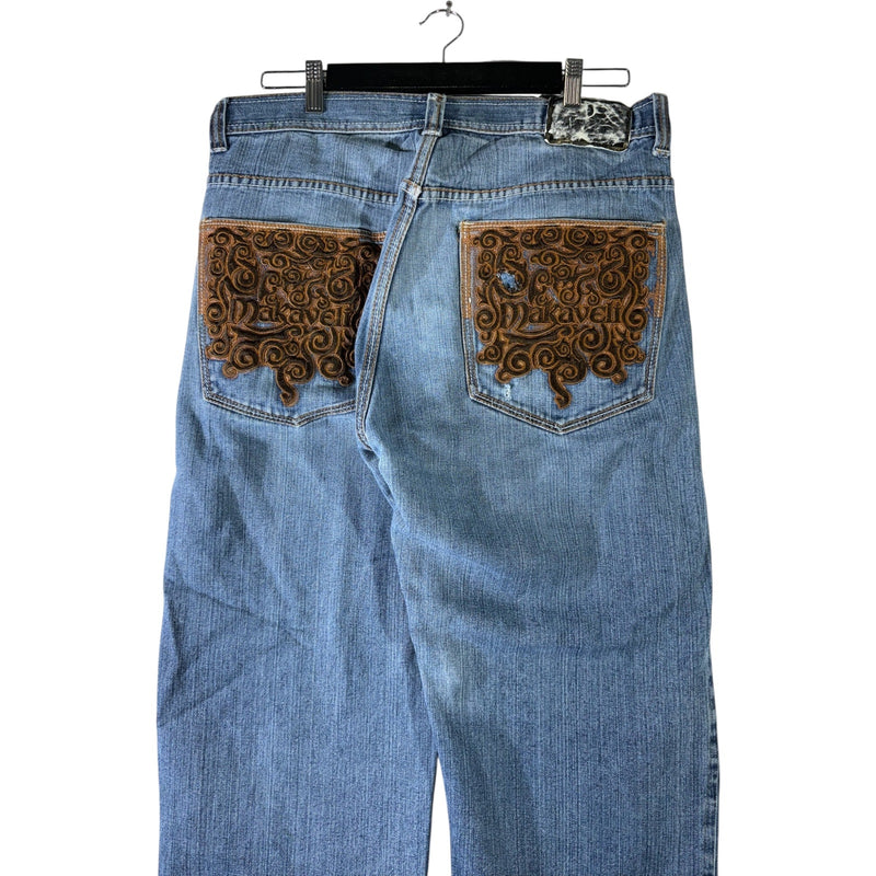 Vintage Makaveli Straight Leg Baggy Utility Denim Jeans 36x28