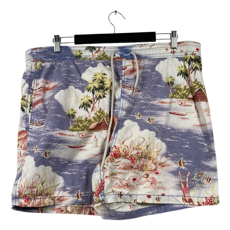 Vintage Polo by Ralph Lauren Tropical Hawaiian Swim Shorts XL