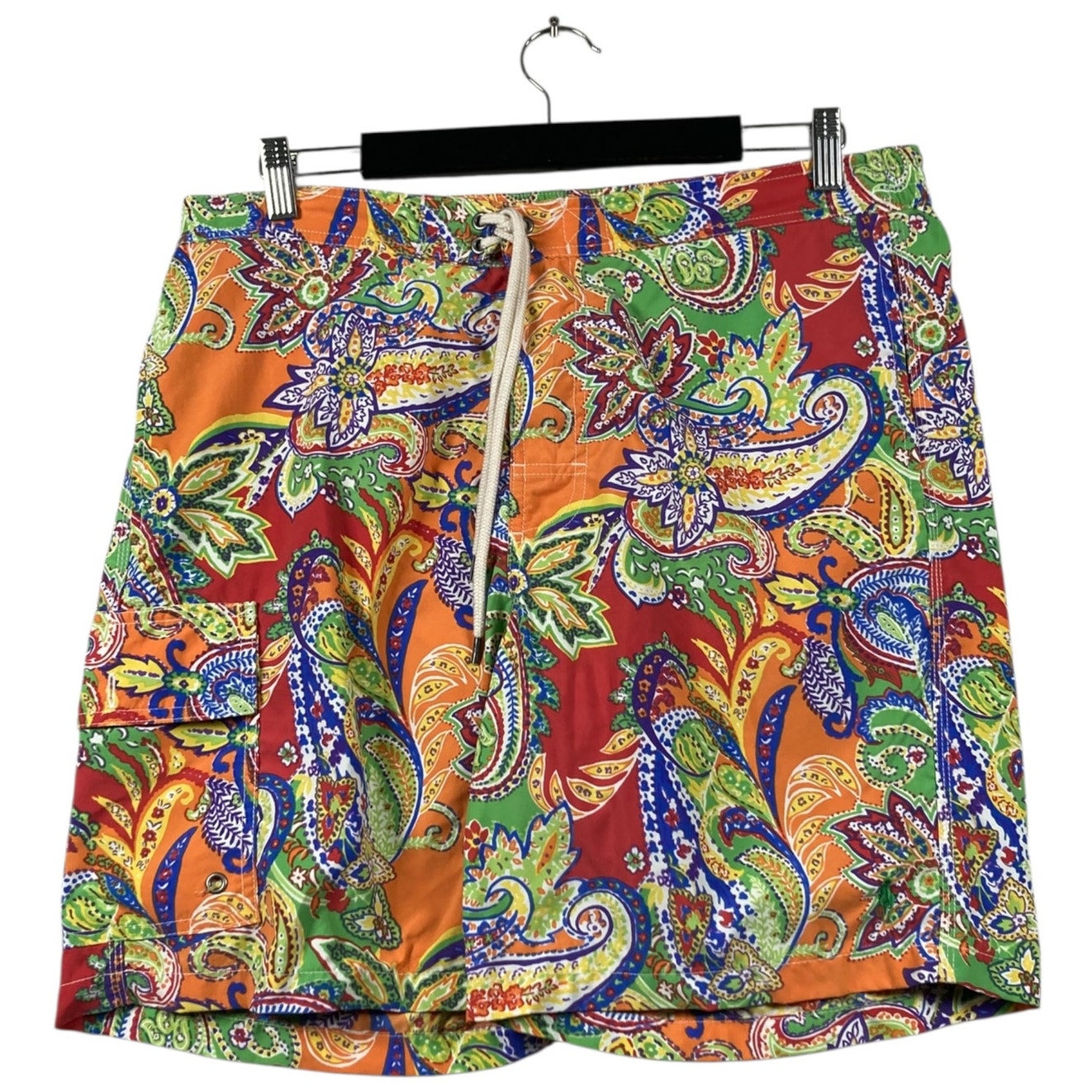 Vintage Polo by Ralph Lauren Paisley Swim Shorts Medium