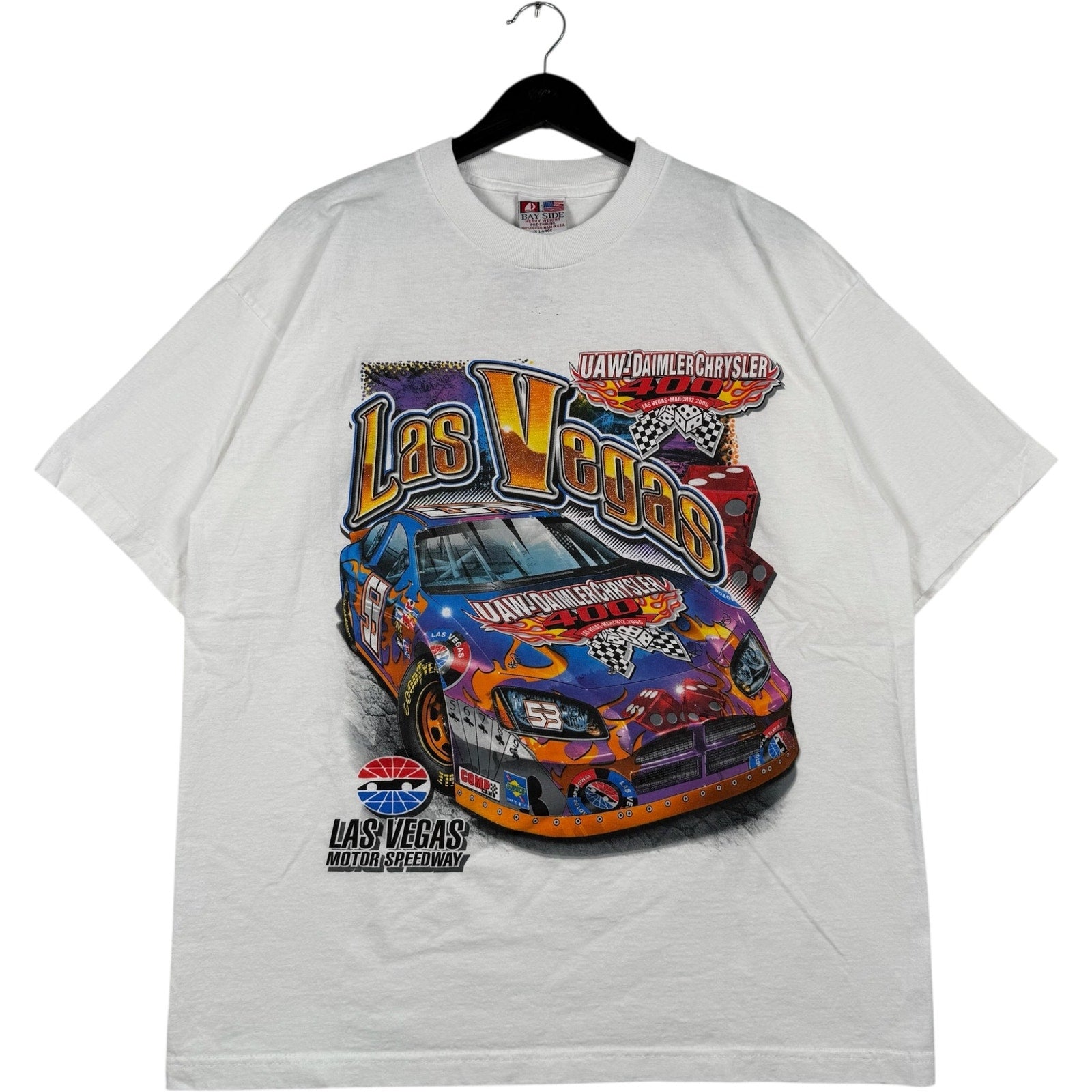 Vintage NASCAR UAW-Daimler Chrysler 400 Tee