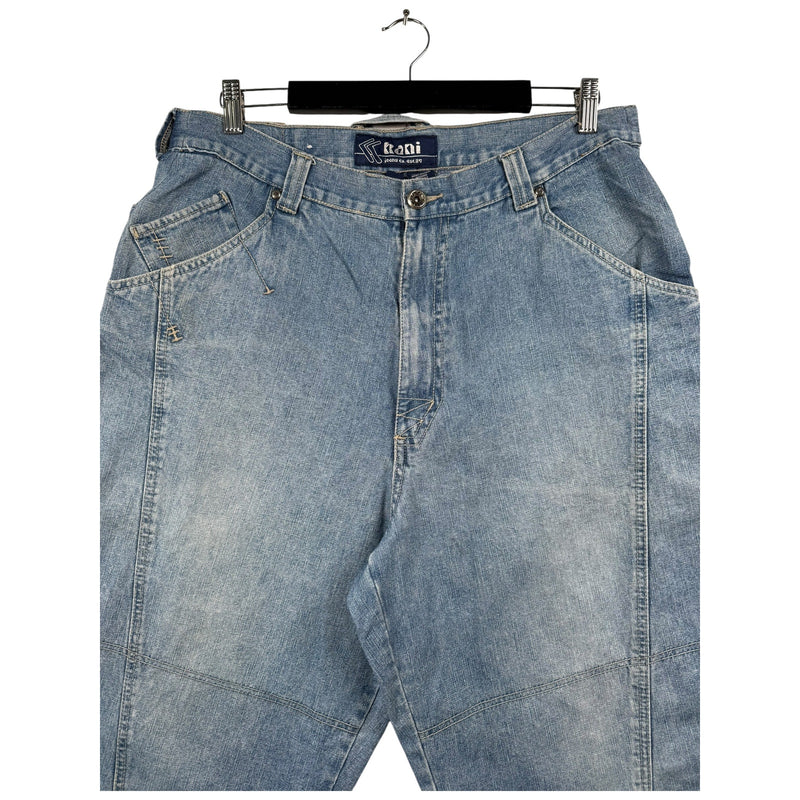 Vintage Kani Seam Detail Denim Shorts 40