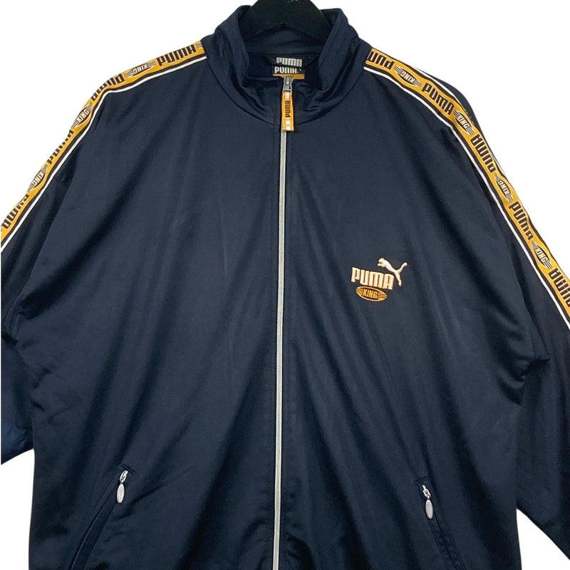 Vintage Puma Embroidered Logo Tape Track Jacket