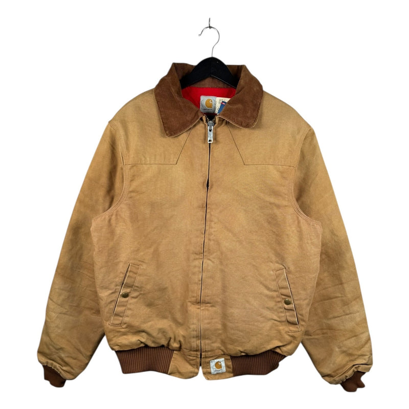 Vintage Carhartt Canvas Corduroy Collar Bomber Jacket