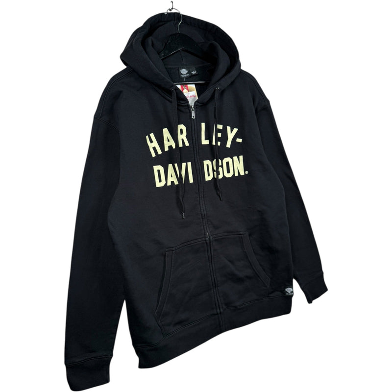 Vintage Harley Davidson Museum Milwaukee Zip Up Hoodie