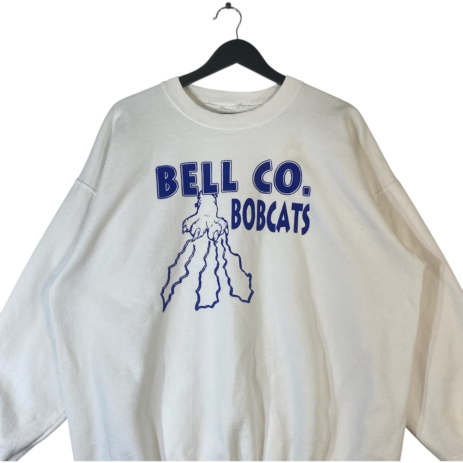 Vintage Bell Co. Bobcats Spellout Crewneck