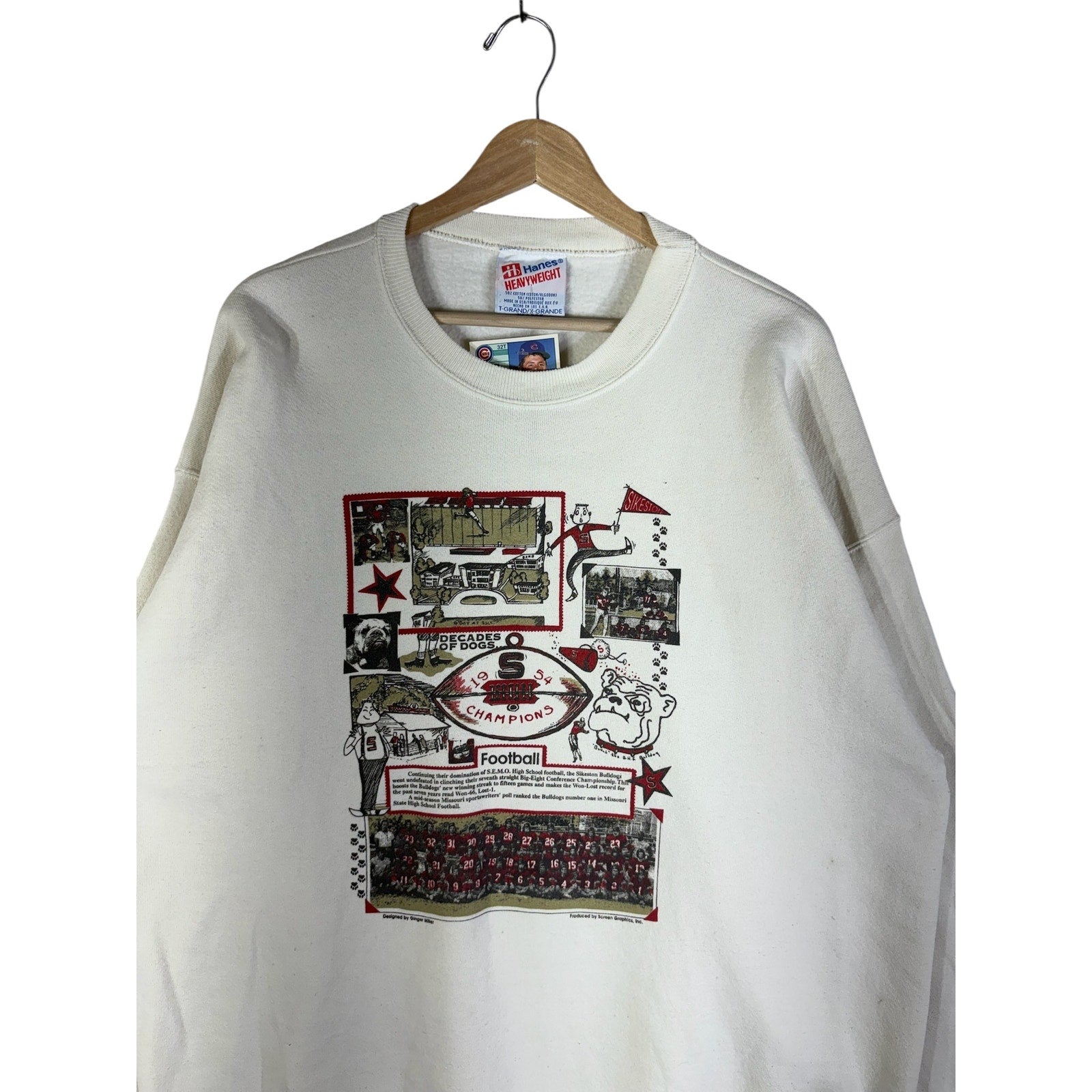 Vintage Sikeston Football Graphic Crewneck
