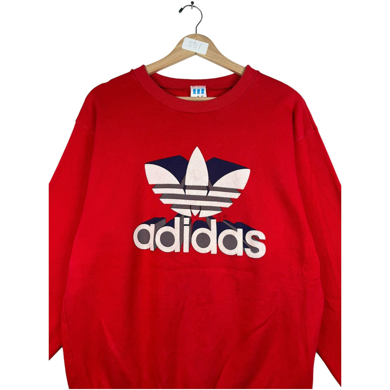 Vintage Adidas Logo Graphic Crewneck