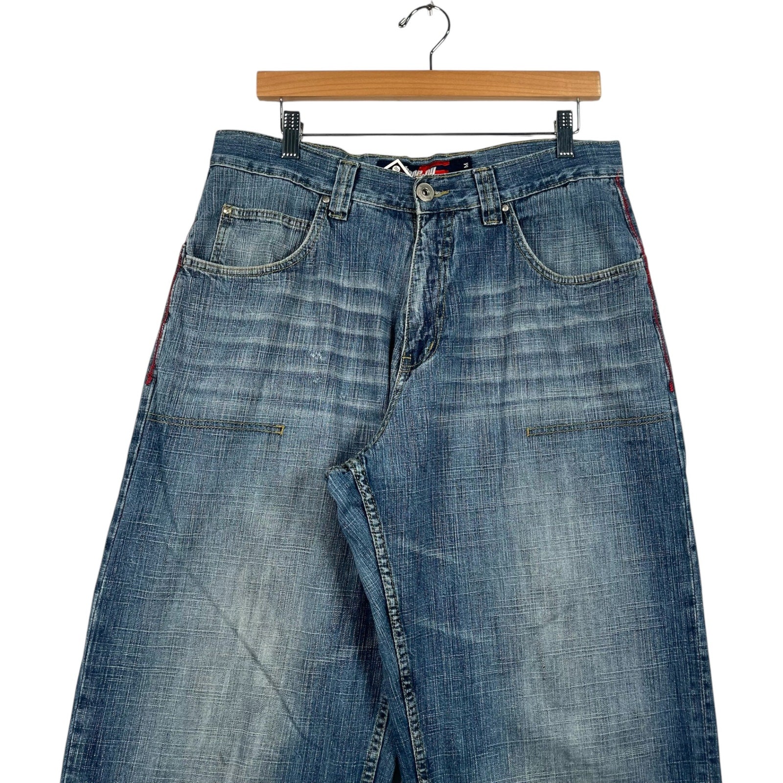 Vintage Bone NY Wide Leg Denim Jeans M