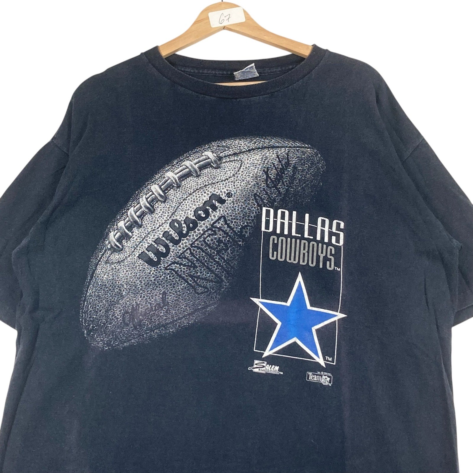 Vintage Dallas Cowboys Wilson Football NFL Tee