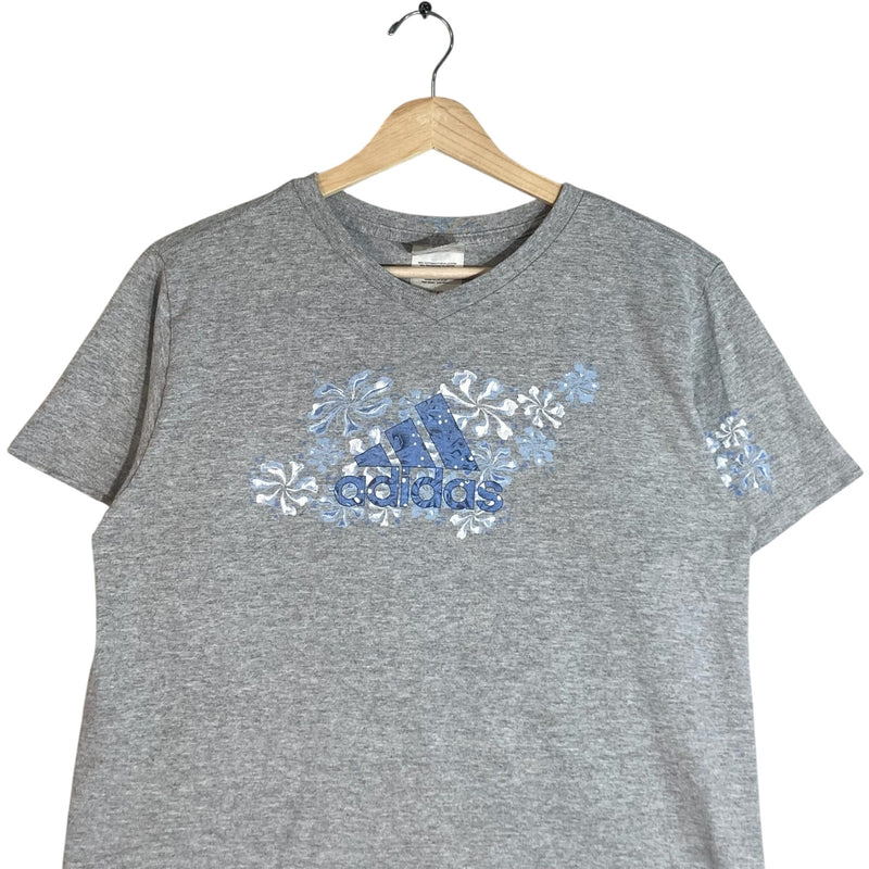 Vintage Adidas Snowflakes Logo Tee