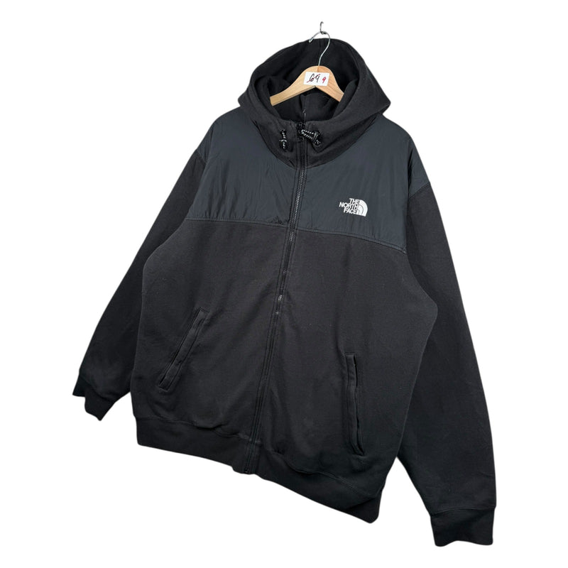 Vintage The North Face Reversible Fleece Hooded Jacket
