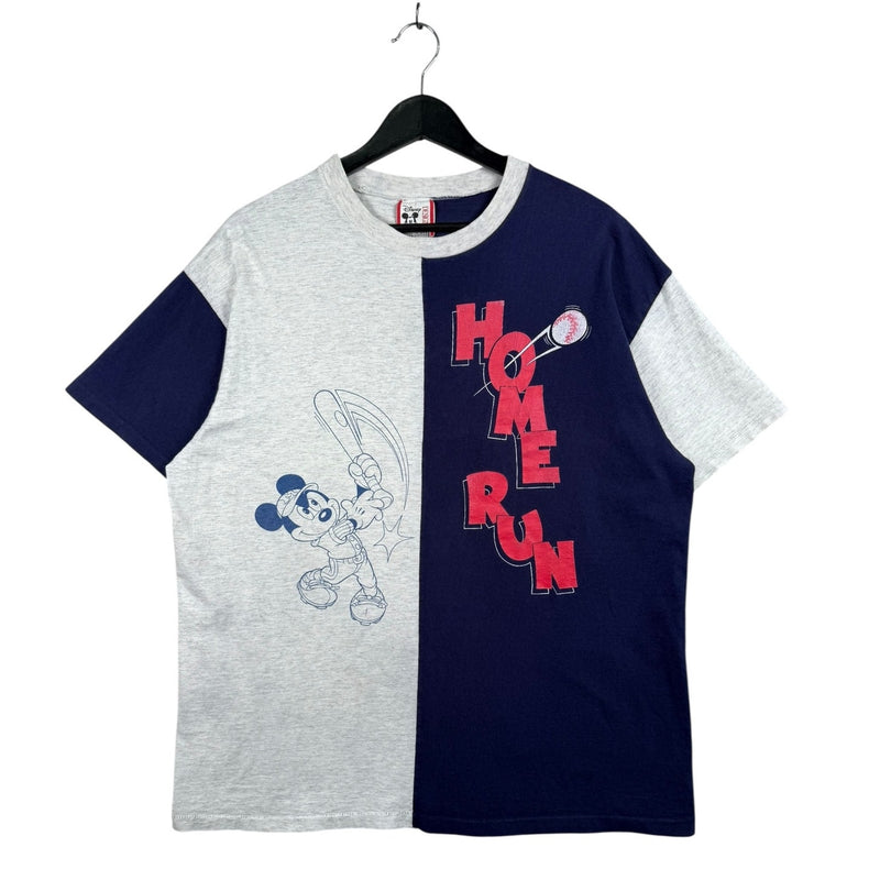 Vintage Disney Mickey Mouse Home Run Graphic T-Shirt