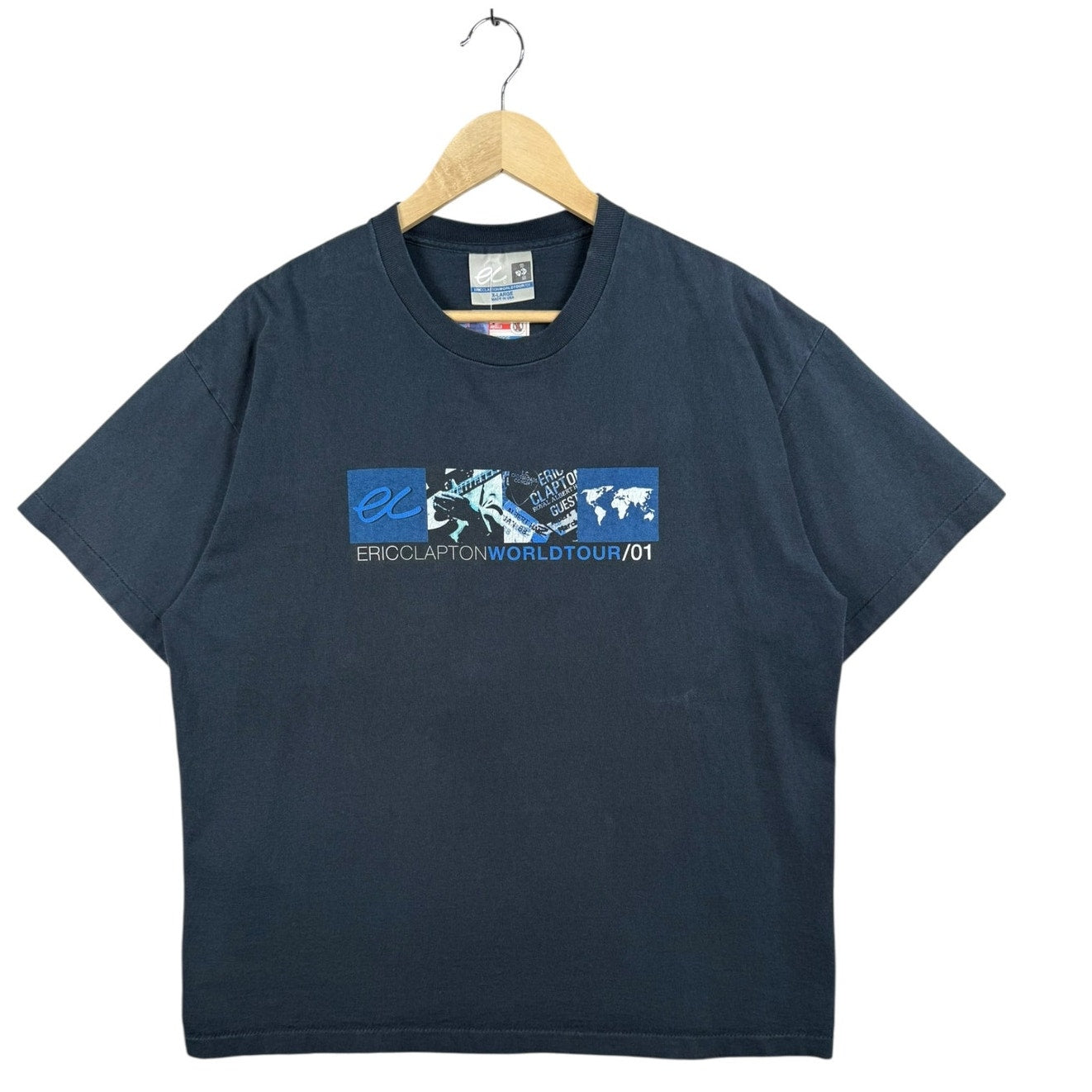 Vintage Eric Clapton World Tour /01 Graphic T-Shirt