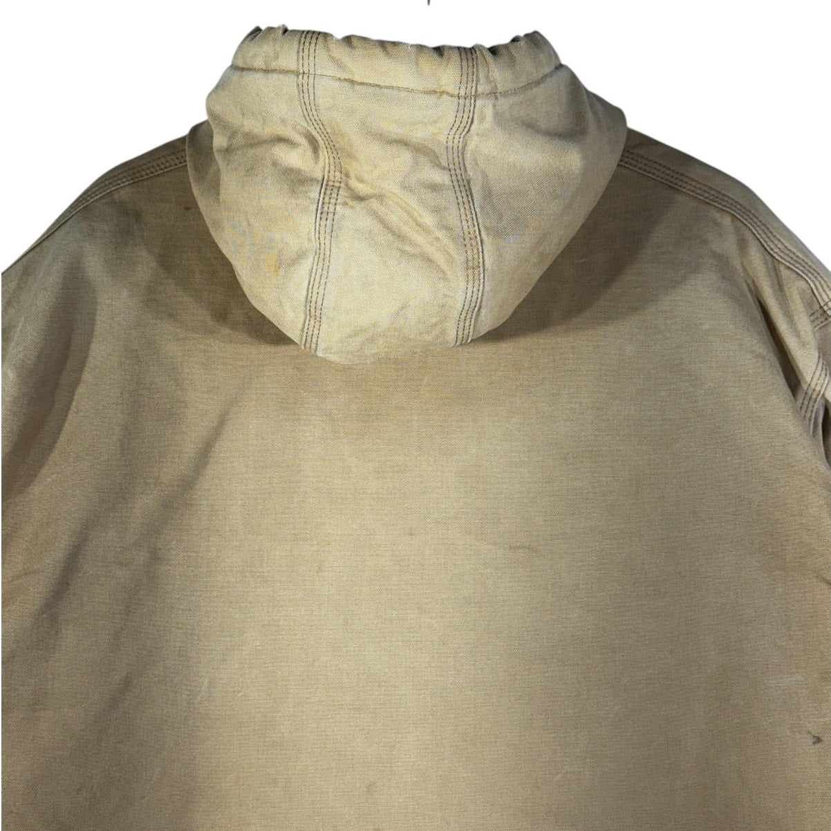 Vintage Carhartt Distressed Hooded Full Zip Workwear Jacket