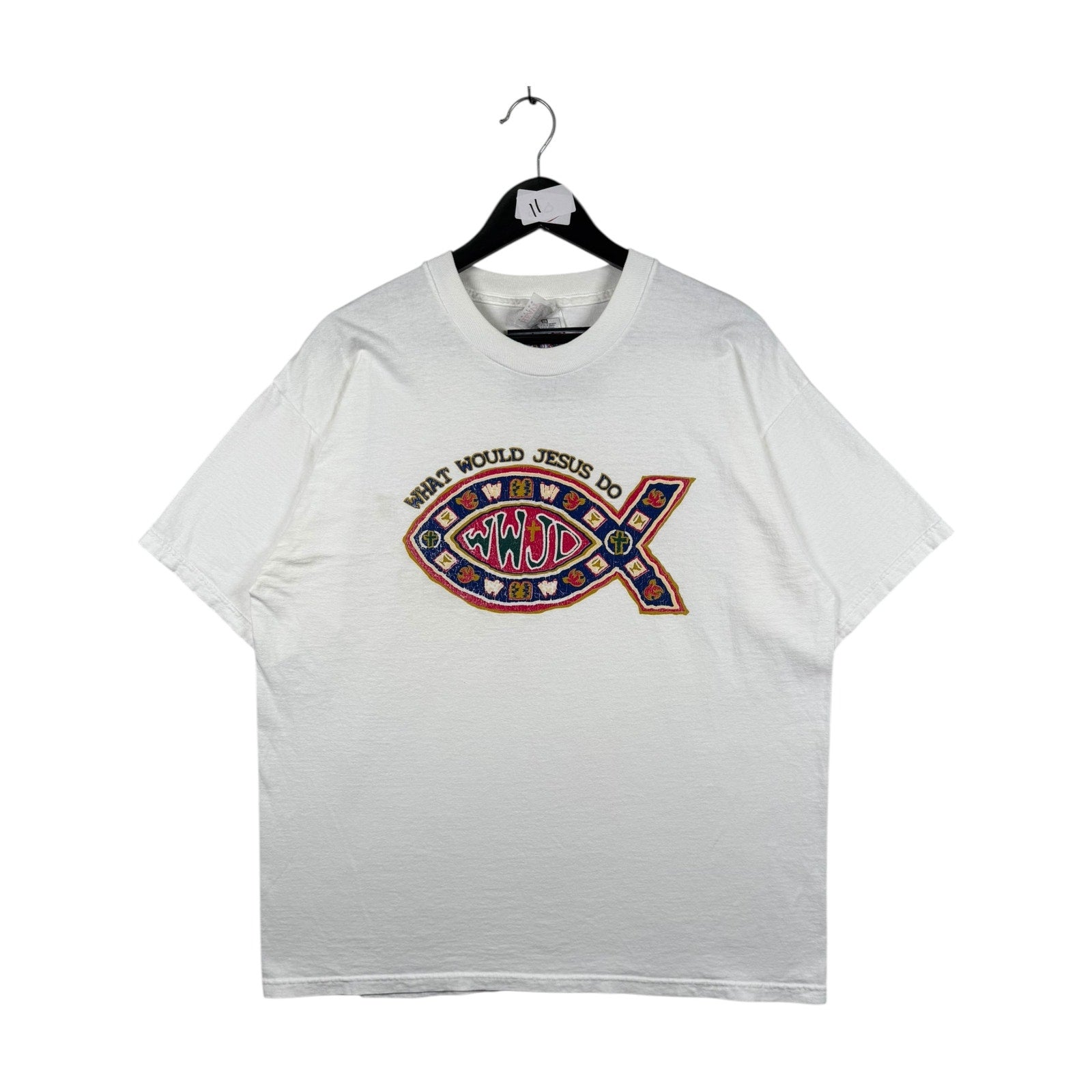 Vintage WWJD What Would Jesus Do Christian T-Shirt