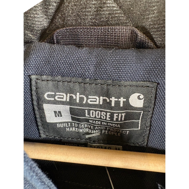 Vintage Carhartt Canvas Full Zip Hooded Workwear Jacket