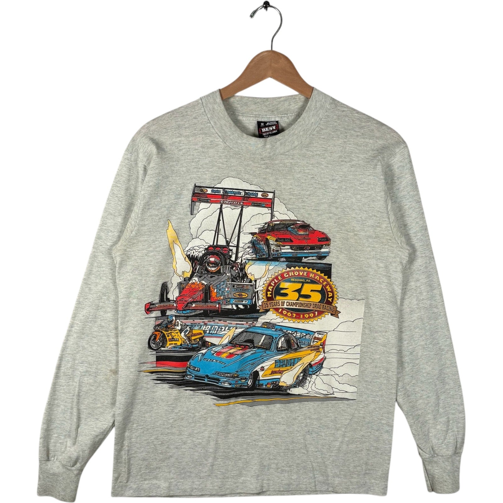 Vintage Maple Grave Raceway Long Sleeve 1997