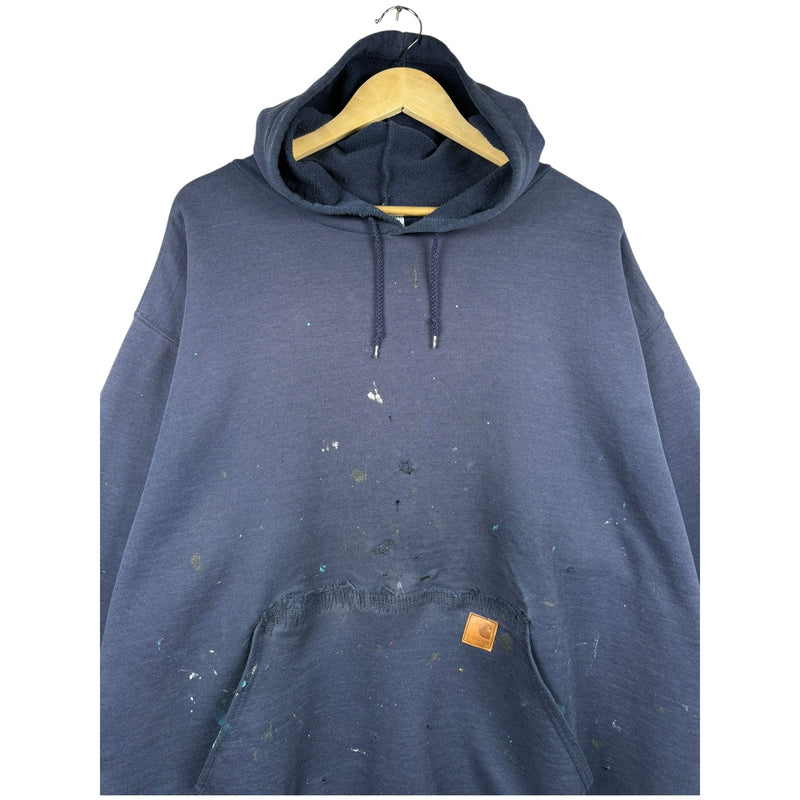 Vintage Carhartt Paint Splattered Pullover Hoodie