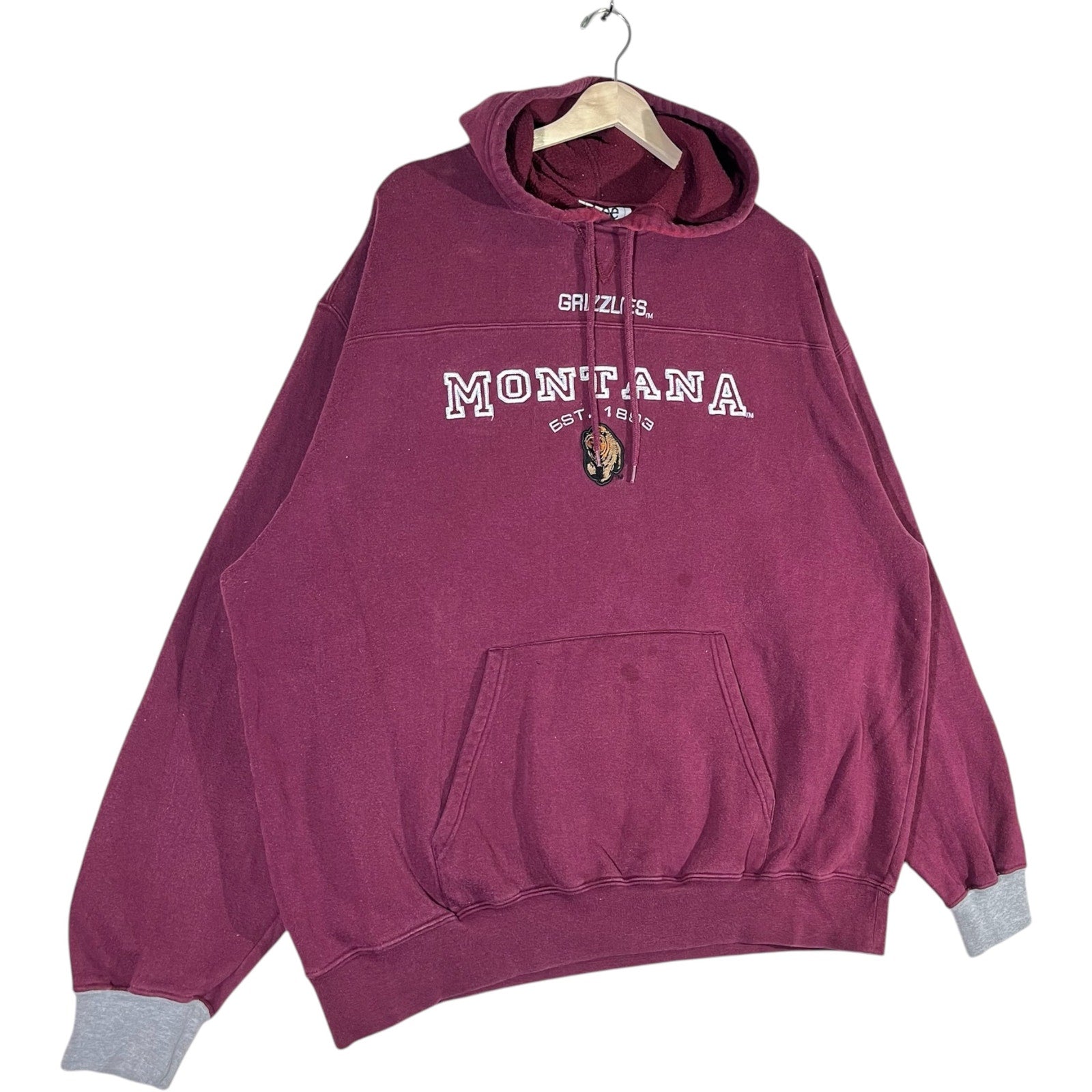 Vintage University Of Montana Grizzlies Hoodie