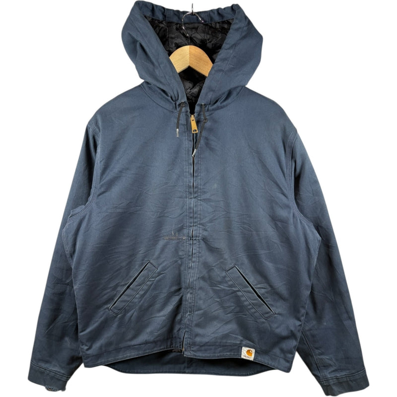 Vintage Carhartt Quilted Full Zip Hooded Workwear Jacket