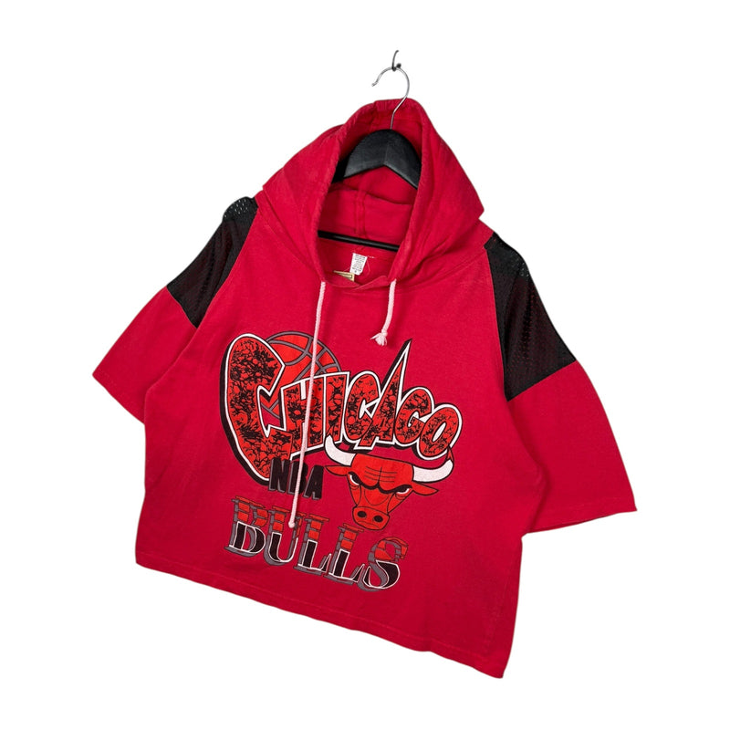 Vintage Chicago Bulls Cropped NBA Hoodie