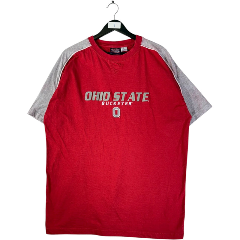 Vintage Ohio State Buckeyes Graphic Raglan T-Shirt