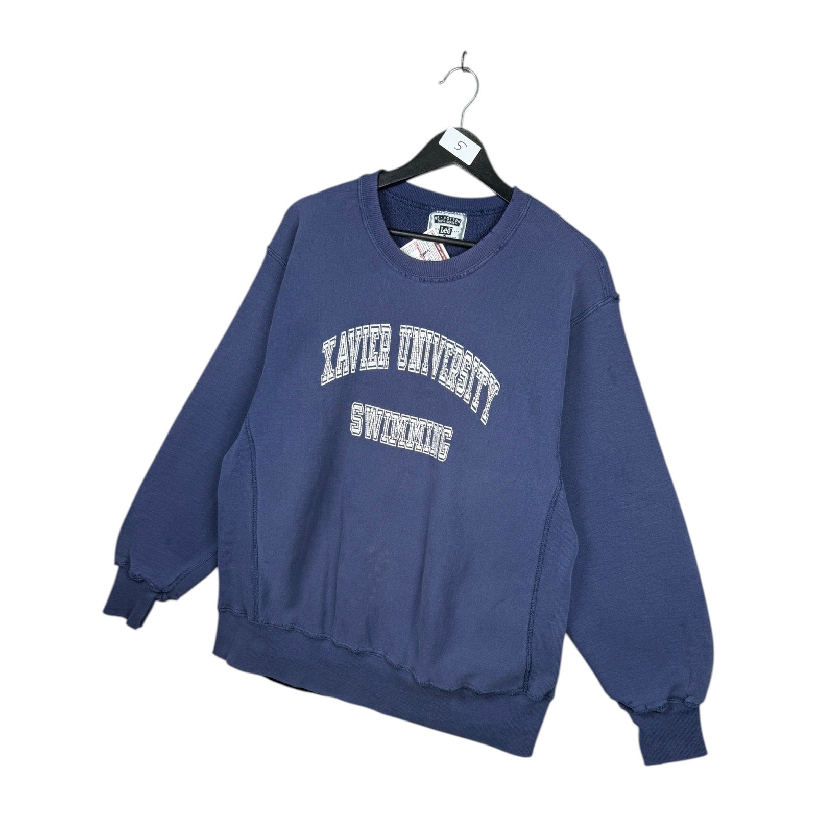 Vintage Lee Xavier University Swimming NCAA Crewneck