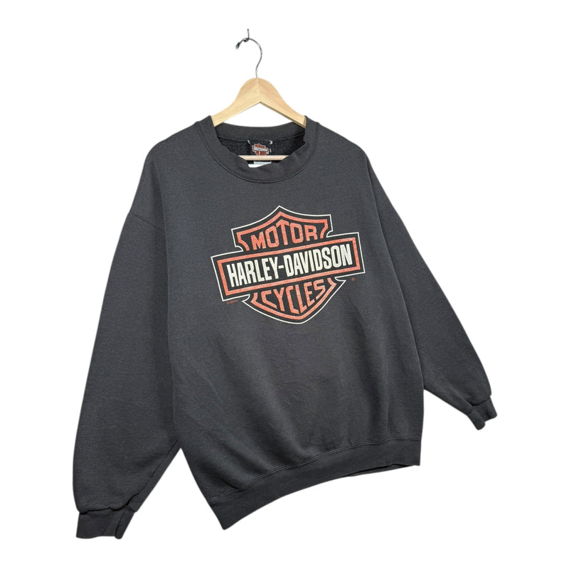 Vintage Harley Davidson Winged Wheel Graphic Crewneck