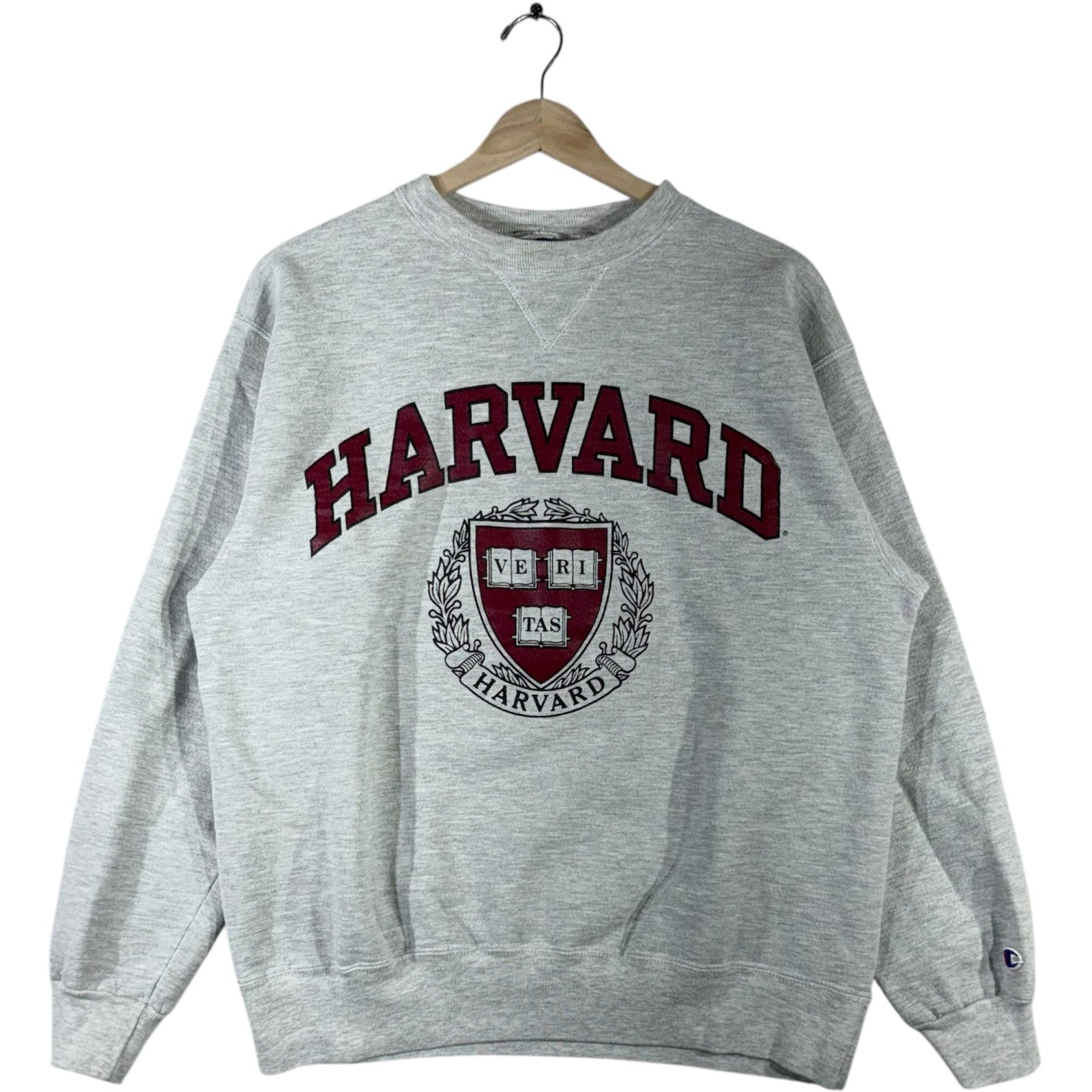 Vintage Harvard University Spellout Crewneck