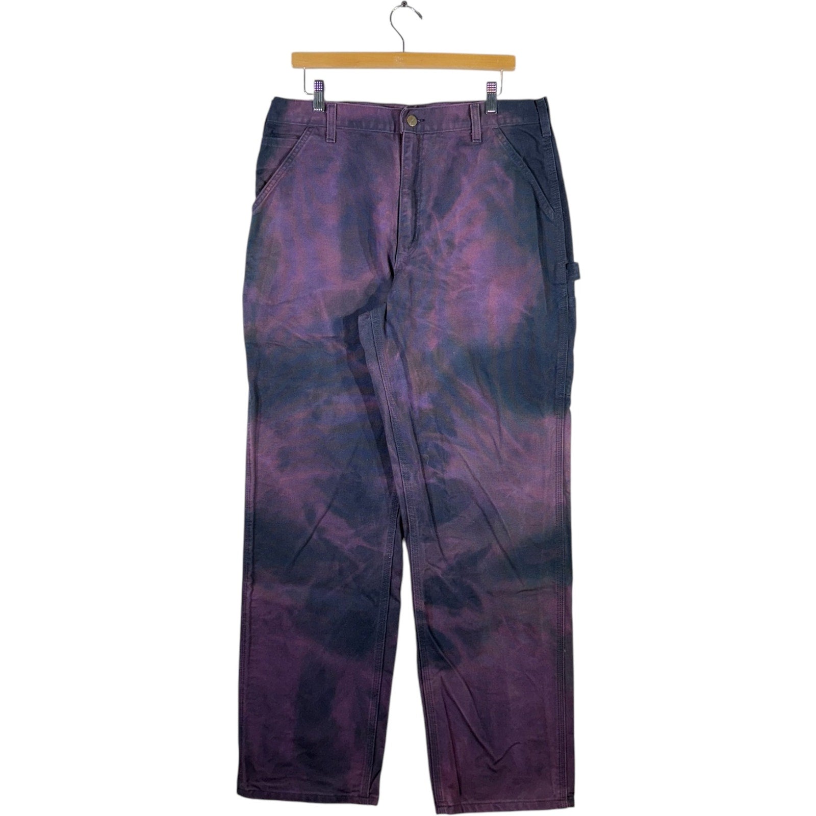 Vintage Carhartt Carpenter Tie Dye Pants 36x34