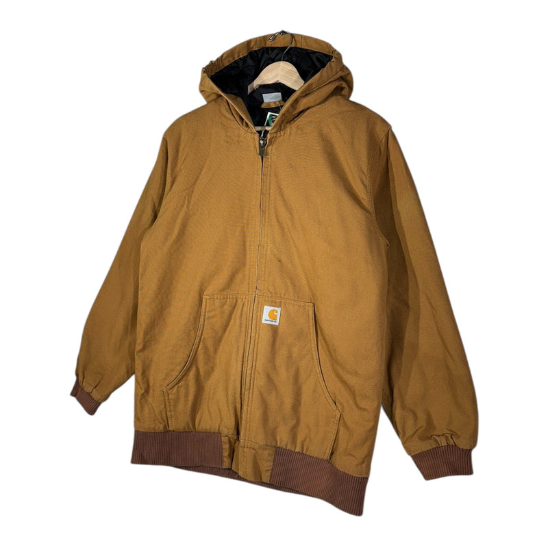Vintage Carhartt Insulated Full Zip Canvas Hooded Jacket