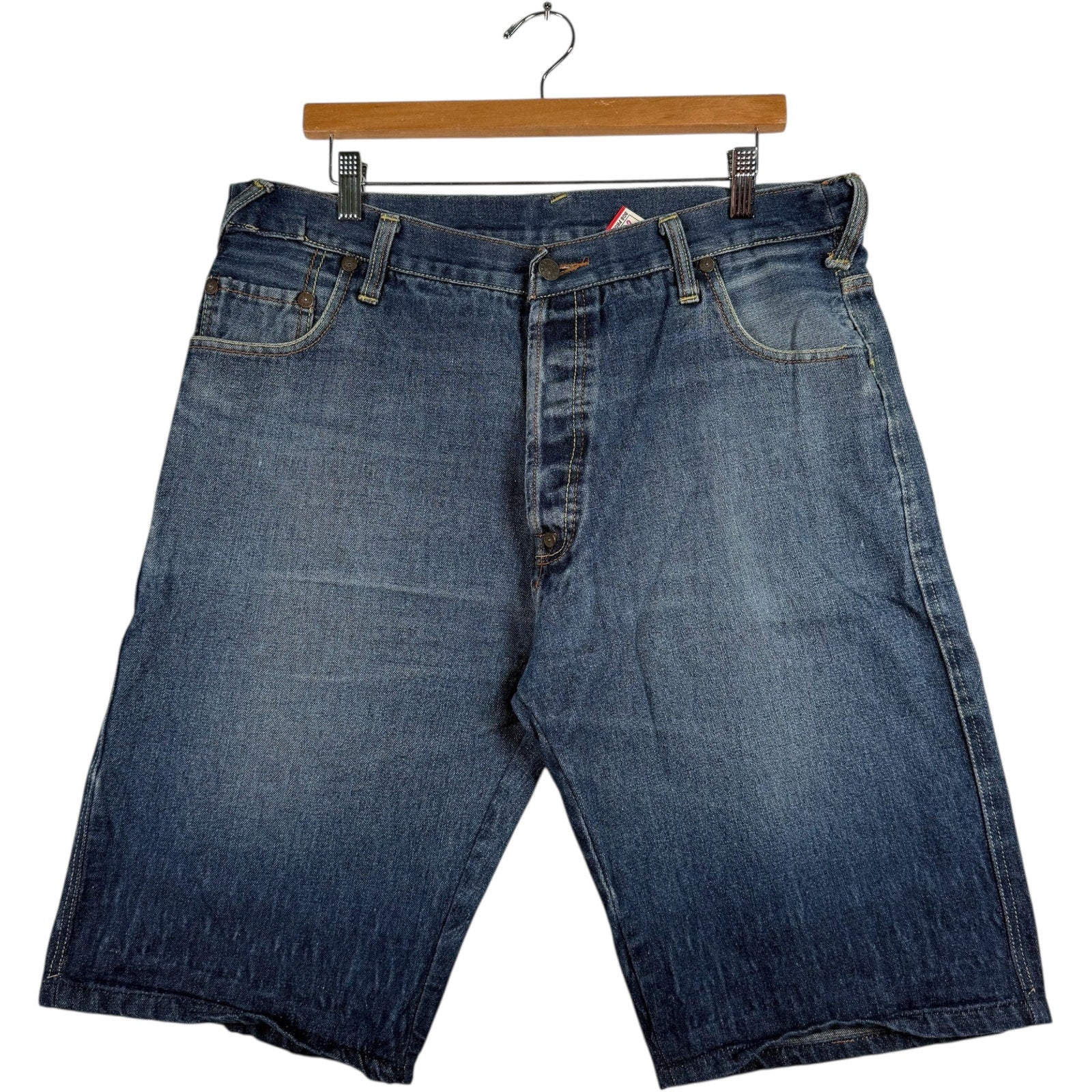 Y2K Evisu Denim Shorts 42