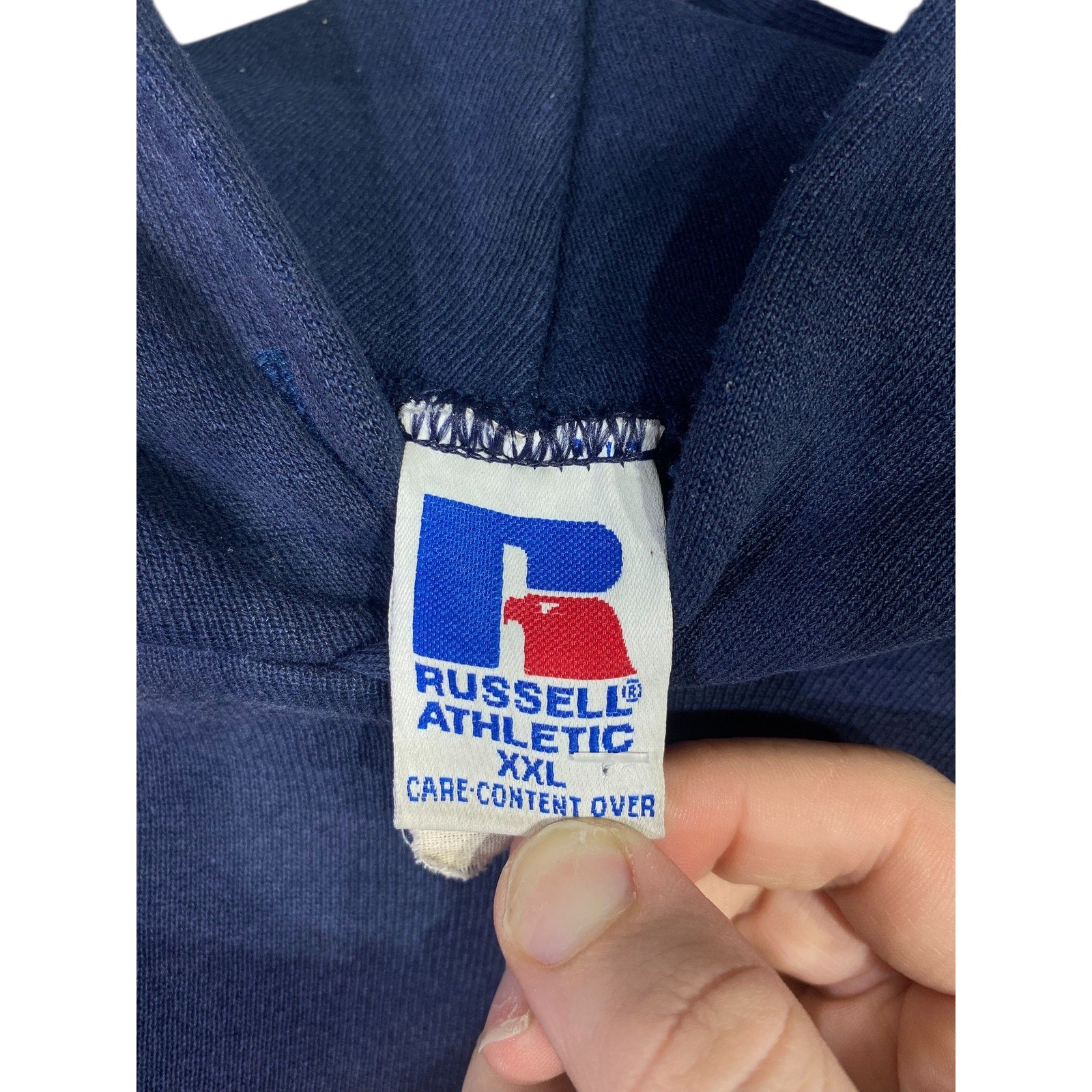 Vintage Russell Athletic New York Yankees Logo Hoodie