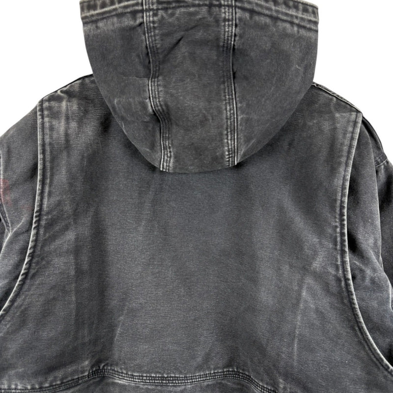 Vintage Carhartt Active Jac Insulated Denim Hoodie Full Zip Jacket