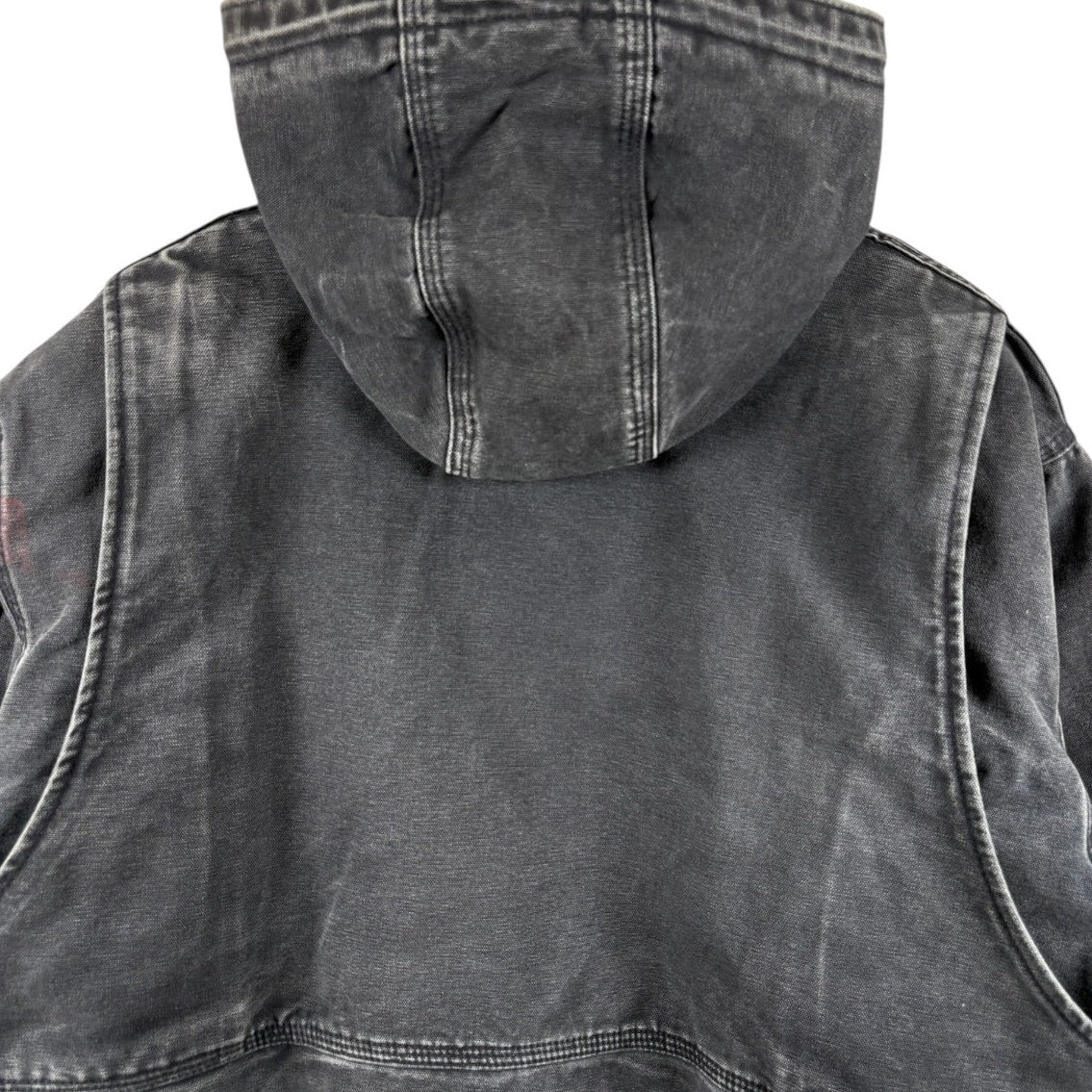 Vintage Carhartt Active Jac Insulated Denim Hoodie Full Zip Jacket