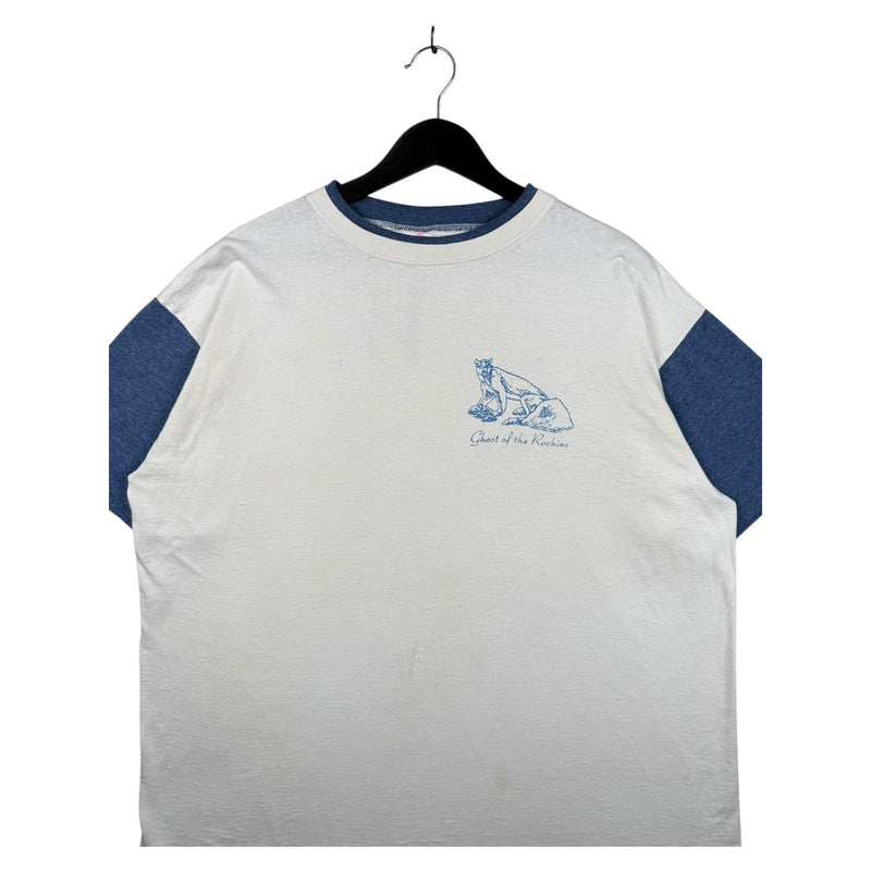 Vintage Ghost Of The Rockies Mountain Lion Chris Gallagher Art T-Shirt